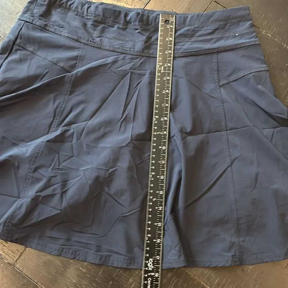 Athleta All Day Skort June All Day Short Navy Blue Size 10 Athletic Tennis Skirt